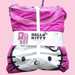 Hello Kitty Pink and White Sleepwear Set